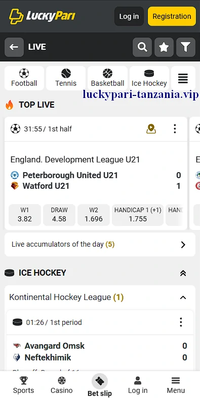LuckuPari Egypt Live sports betting